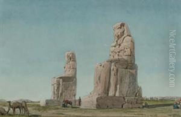 The Colossi Of Memnon, Thebes - view 1