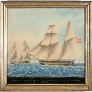 The Schooner Jens H. Lund Of Copenhagen