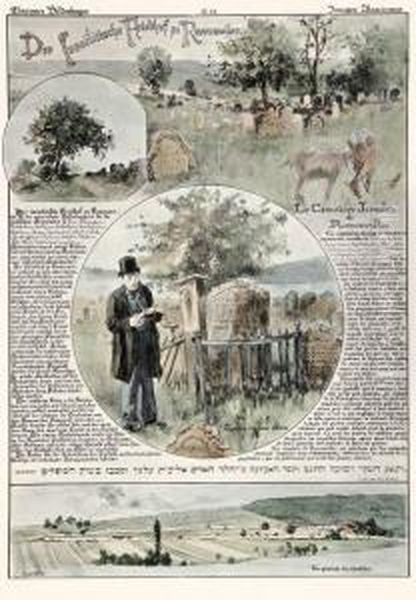 Der Israelitische Friedhof Zu Rosenweiler Planche No. 22 Des Images Alsaciennes - view 1