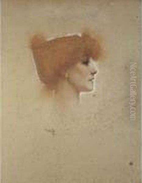 Portrait De Sarah Bernhardt, 1894. - view 1