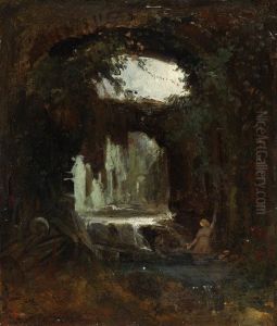 Grotte Mit Badenden Nymphen