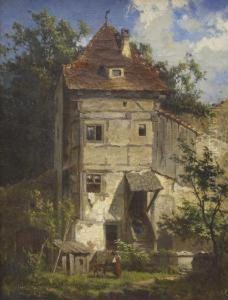 Idyll An Der Stadtmauer