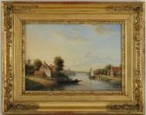 Paysage Avec Barque