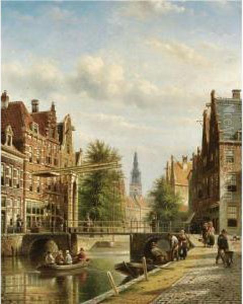 A View Of Amsterdam, The Zuiderkerk In The Distance - view 1