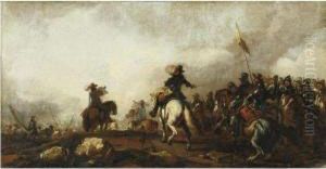 Scena Di Battaglia by Ilario Mercanti Spolverini