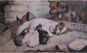 The Proud Father by Walter Brookes Spong