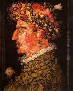 The Spring 3 by Giuseppe Arcimboldo