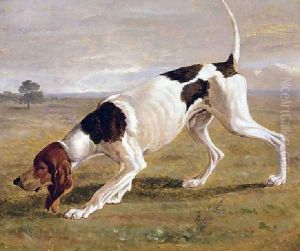 A Pointer In A Landscape by Jacques Laurent Agasse