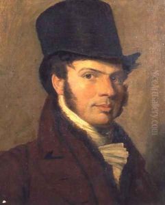 Portrait of a Young Man in a Top Hat by Jacques Laurent Agasse