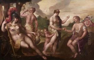 Il Giudizio Di Paride by Bartholomaeus Spranger