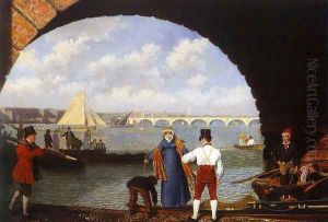 Landing At Westminster Bridge by Jacques Laurent Agasse