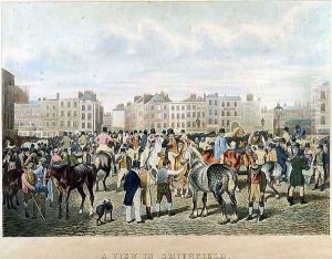 A View in Smithfield by Jacques Laurent Agasse