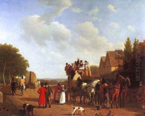 The Last Stage On The Portsmouth Road by Jacques Laurent Agasse