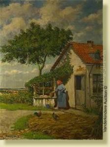 Fermiere Au Puits by Antoine Springael
