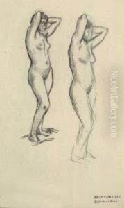 Study Of Women's' Nudes by Frantisek Srp