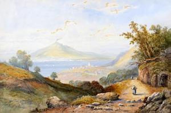 Vico, Vesuvius In The Distance - view 1