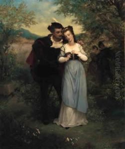 Faust And Marguerite by Gustave P. Staal
