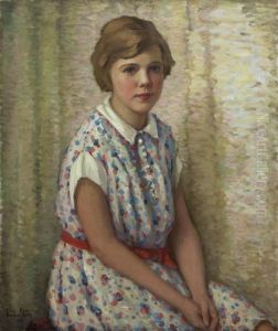 Portrait Of A Young Girl by Anna Lee Stacey