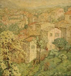 A Grey Spring Morning In Cagnes by Anna Lee Stacey