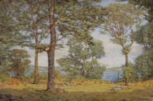 ''by The Fresh Water Pond'' by John Franklin Stacey