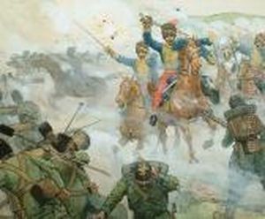 The Crimean War, The Charge Of The Light Brigade by Walter Sydney Stacey