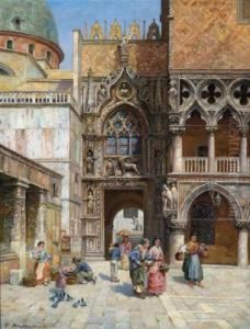 Partie Aus Venedig by Ernst Stache