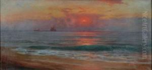  Rivage, Bateaux Et Crepuscule, Warszawa 1932 