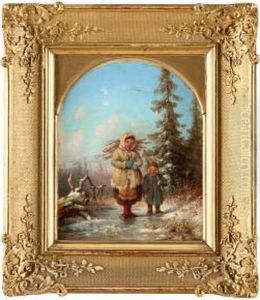 Winter Landscape by Joseph Magnus Stack