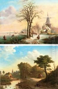 Summer And Winter In A Town by Joseph Magnus Stack