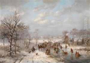 The Pleasure Of Skating by Adolf Stademann