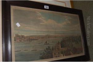 View Of London From Lambeth by Johann Jakob Stadler