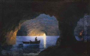 Azure grotto. Naples by Ivan Konstantinovich Aivazovsky