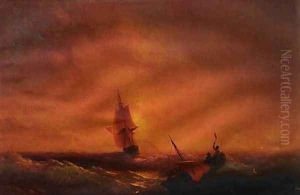 Survivors by Ivan Konstantinovich Aivazovsky