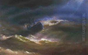 Maria in a Storm by Ivan Konstantinovich Aivazovsky