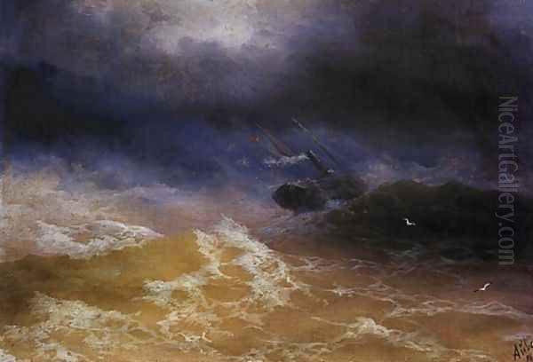 Storm on Sea - view 1