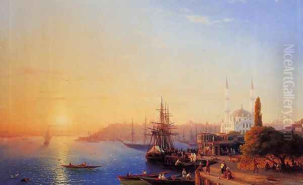 Panorama of Constantinopole - view 1