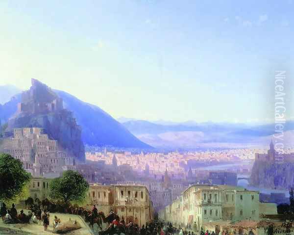View of Tiflis (Tbilisi) in 1868 - view 1