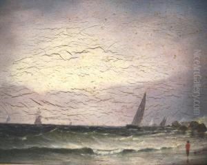 Item No. 841014 : J. W. Stancliff, -, Oil On Panell1fl2 by John Wells Stancliff