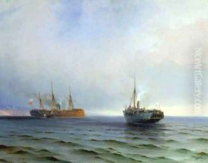 The capture of Turkish navel on Black sea