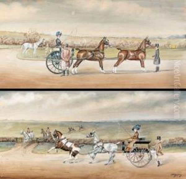 La Chasse A Courre En Caleche - view 1