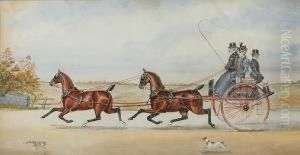 Horse Drawn Carriage Scenes by Henry William Standing