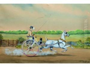 Voiture A Cheval by Henry William Standing