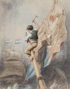 Nailing The Standard by Clarkson Frederick Stanfield