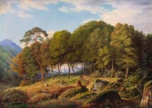 Landschaft Bei Sinzendorf by Bernhard Stange