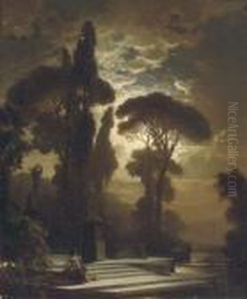 Contemplation By Moonlight - view 1