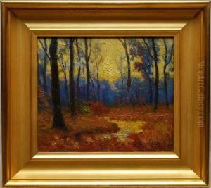 Forest Scene by Emile Stange