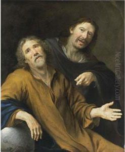 Democritus And Heraclitus by Cornelis Stangerus