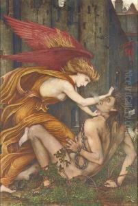 Knowledge Strangling Ignorance by John Roddam Spencer Stanhope