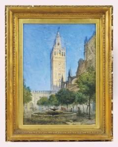 Tower Of The Giralda At Seville by Henry Stanier