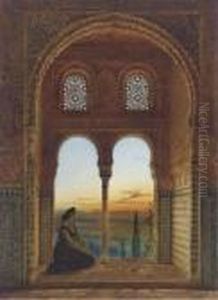 The Alhambra, Granada, At Dusk by Henry Stanier